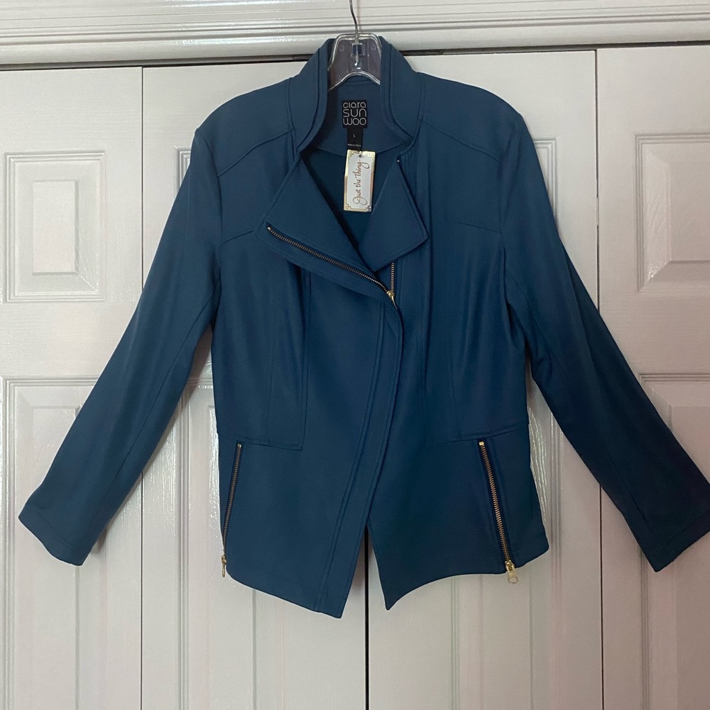Ciara Sun Woo blue jacket